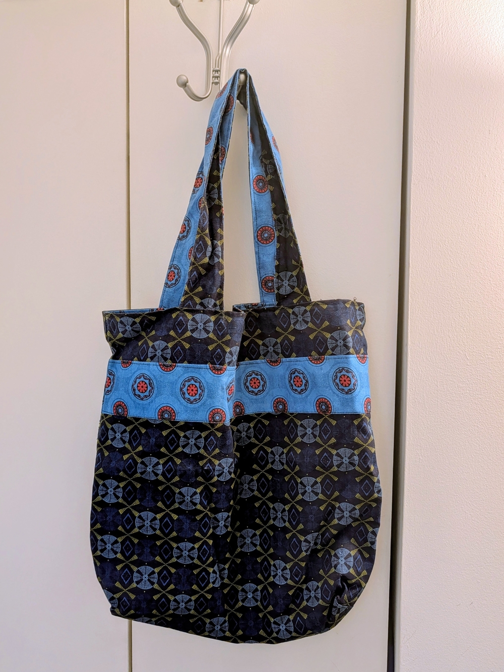 African Print Tote Bag